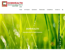 Tablet Screenshot of domhealth.co.nz